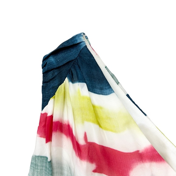 New SHOSHANNA Dress Silk One Shoulder Julie Printed - Picture 10 of 12